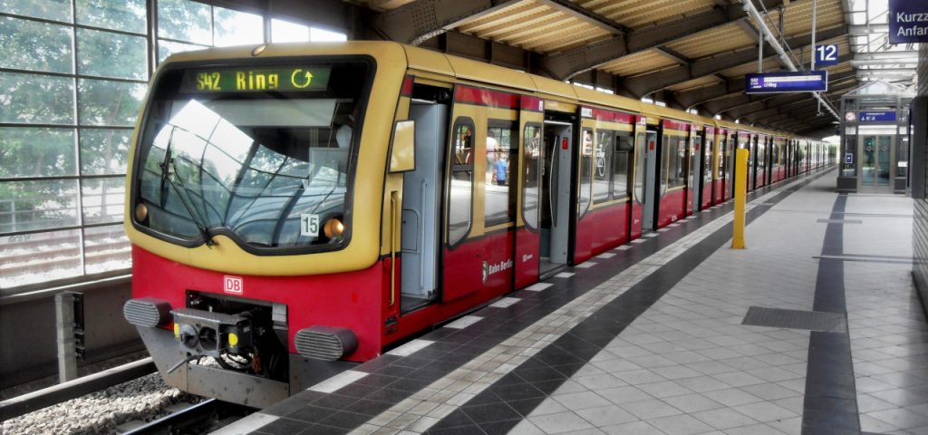Rapid city train in Berlin