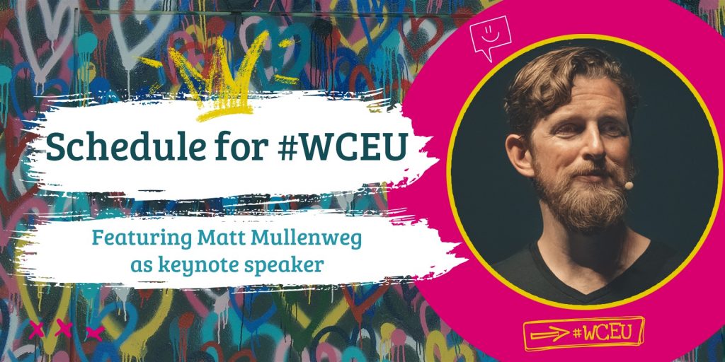 #WCEU schedule with Matt Mullenweg as keynote speaker, WordCamp Europe 2019