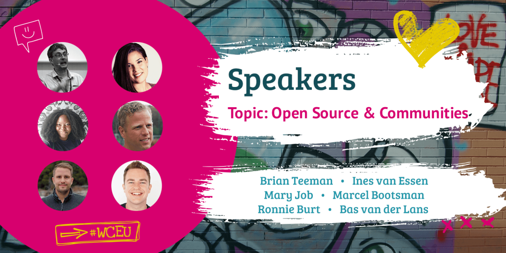 Third group of speakers for WordCamp Europe, with talks and workshops in the Open Source & Communities category