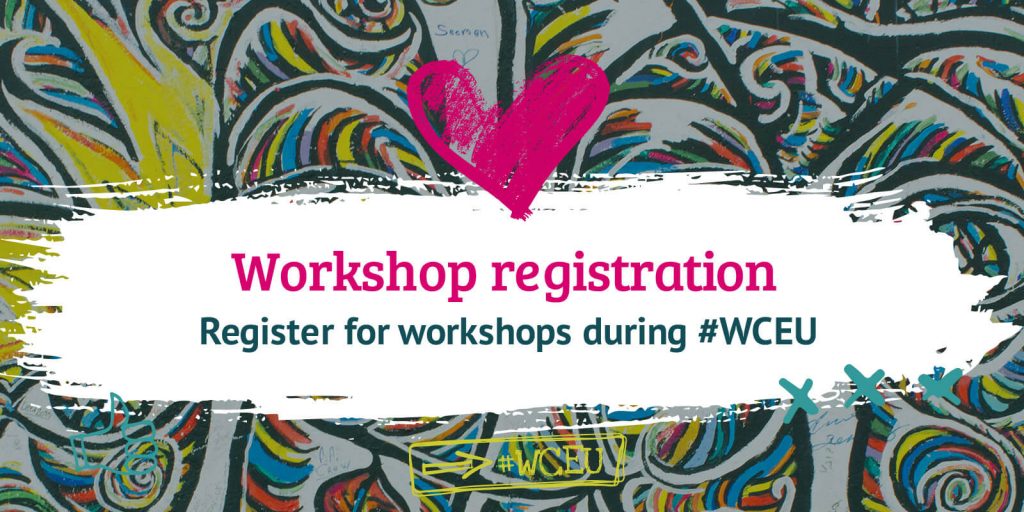 Register for workshops during WCEU